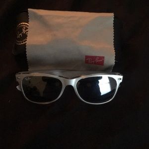 Brand new metallic Ray Bans